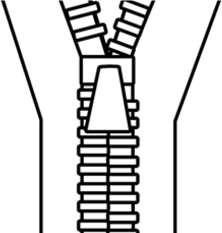 Zipper Clipart Jacket Zipper - Png Download (640x480), Png Download