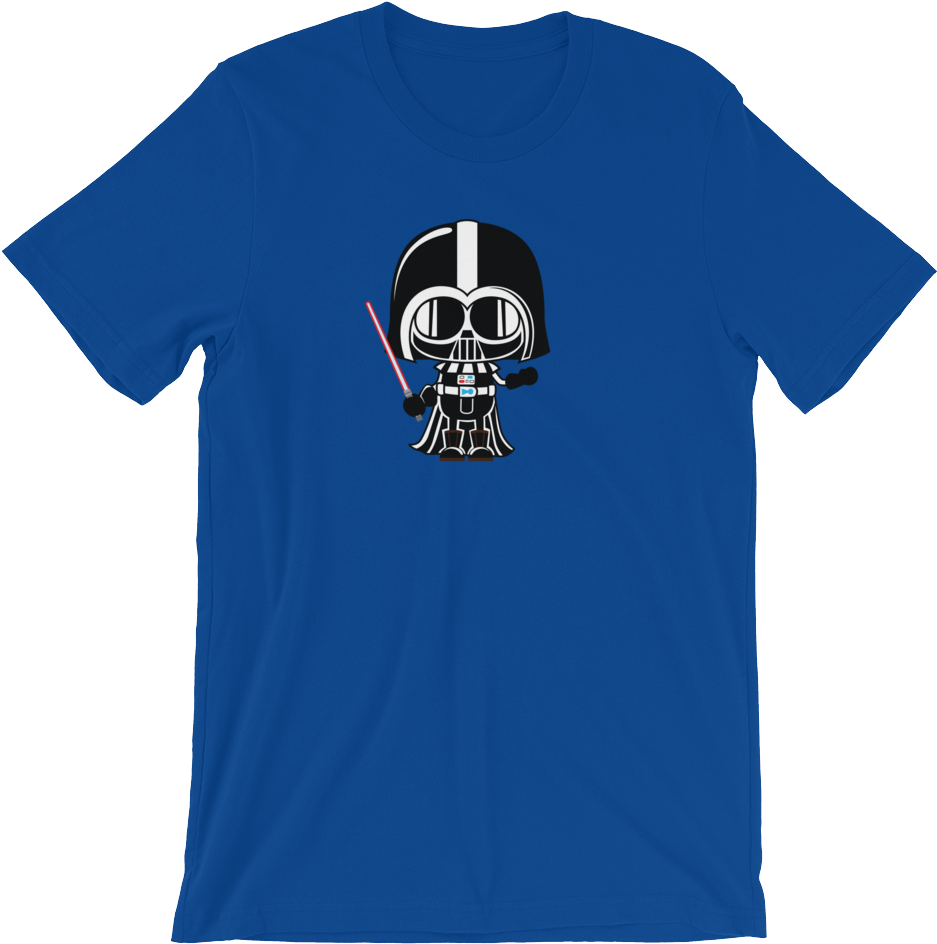 Baby Darth Vader Short Sleeve Unisex T Shirt Clipart (1000x1000), Png Download