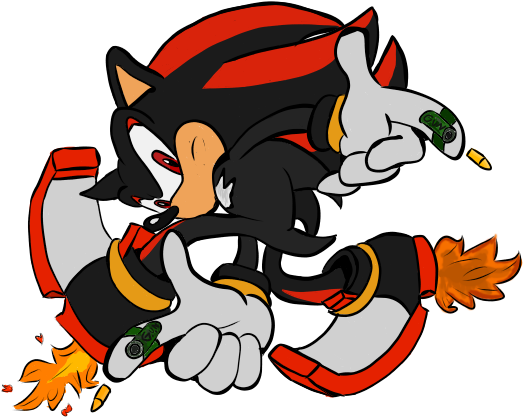 Shadow Advnture Dx Finger Guns Clipart (800x450), Png Download