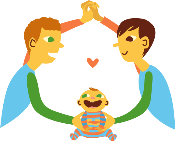 Drawing Family Interaction Clipart (892x500), Png Download