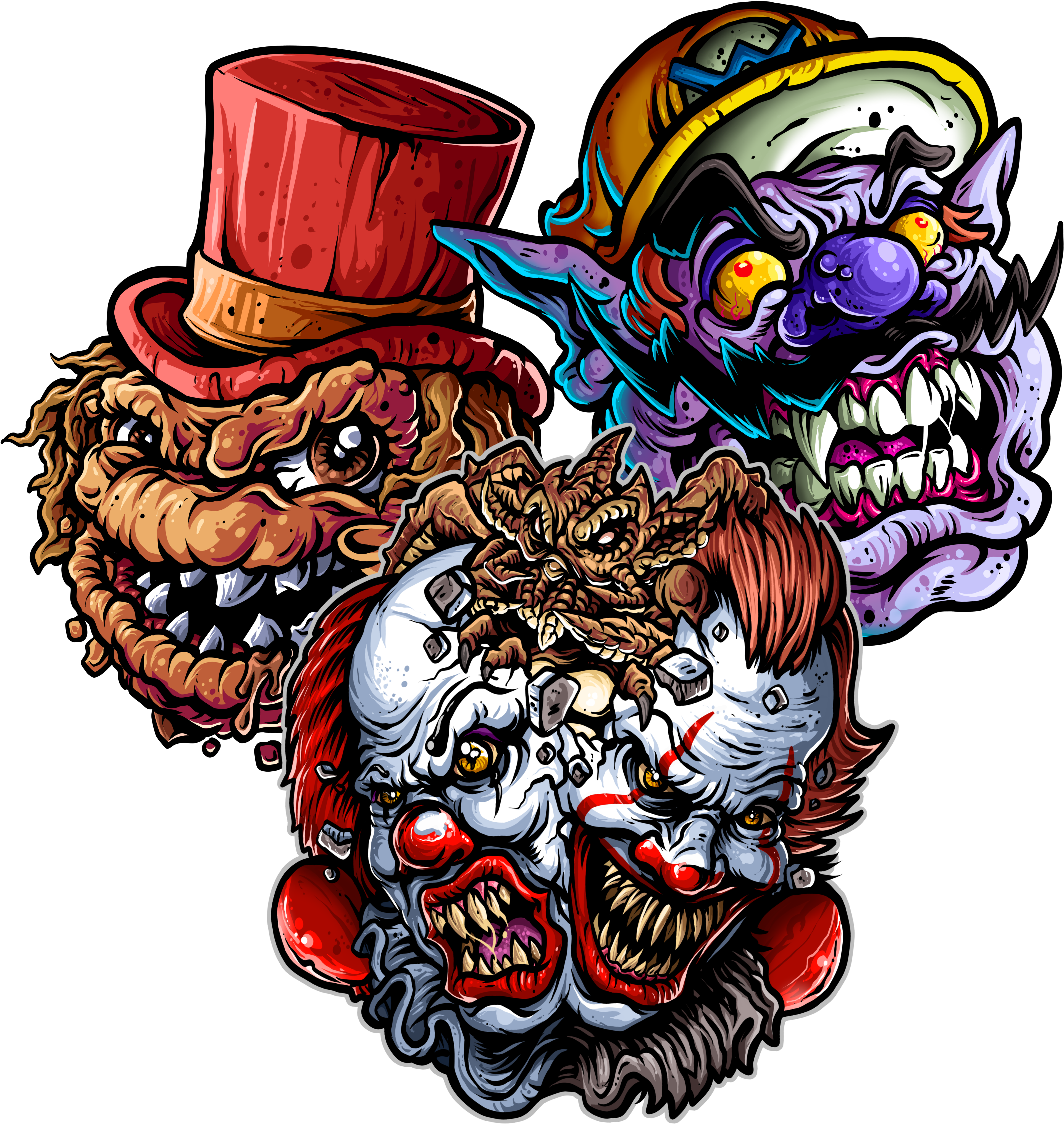 Image Of Wariowise Wonka Sticker Pack Clipart (4014x4209), Png Download