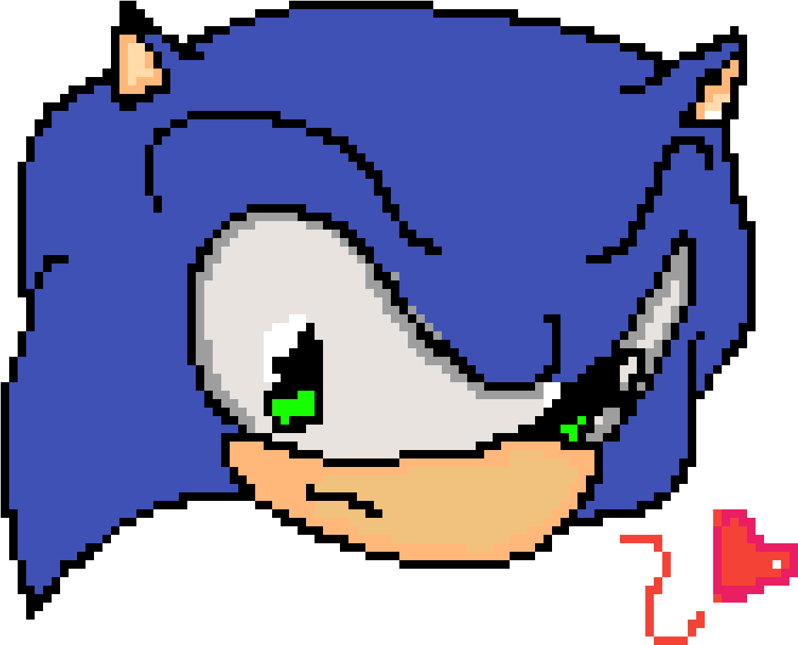 Draw Sonics Body Clipart (1200x1200), Png Download