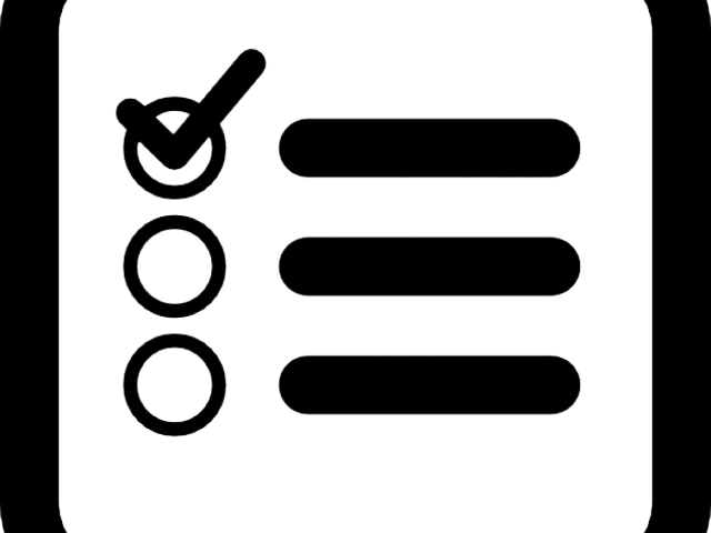 Icons Clipart Checklist - Png Download (640x480), Png Download