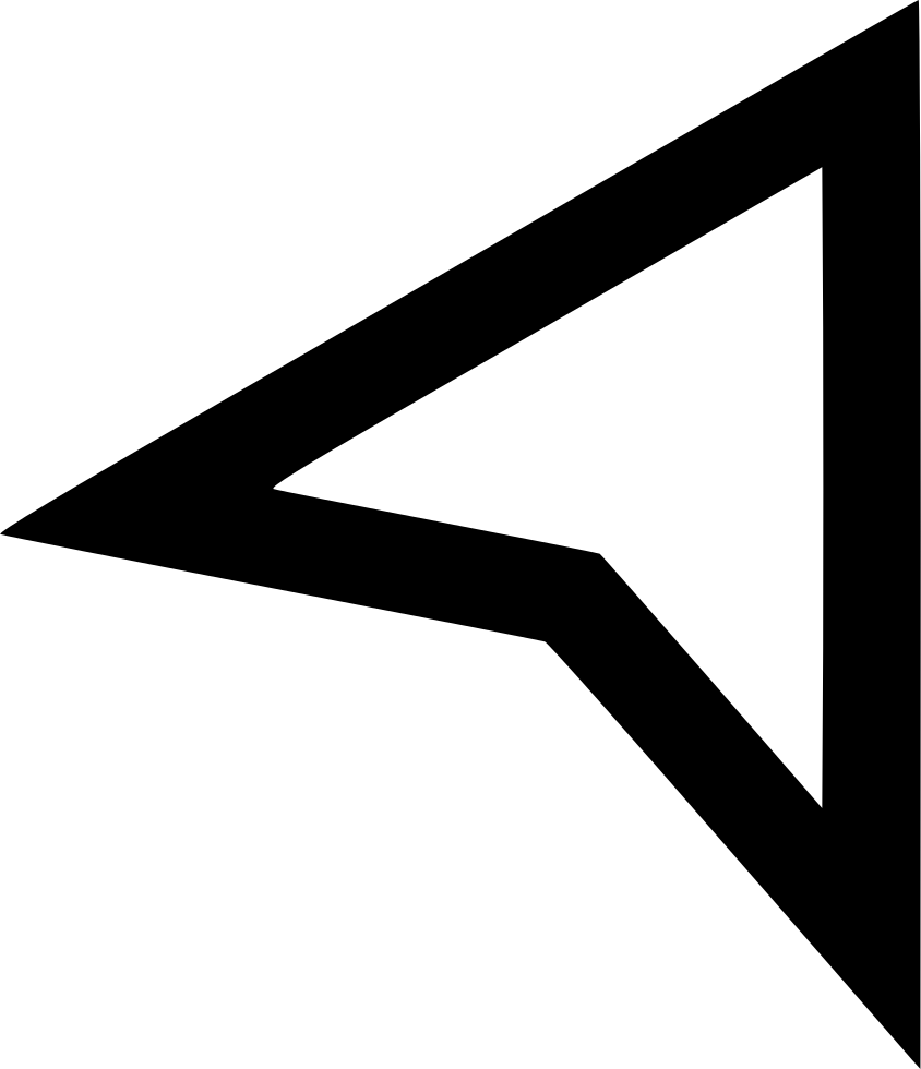 Pointer Select Item Direction Path Way Comments Clipart (844x980), Png Download