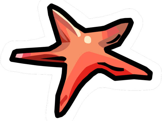 Starfish Clipart Beach - Png Download (640x480), Png Download