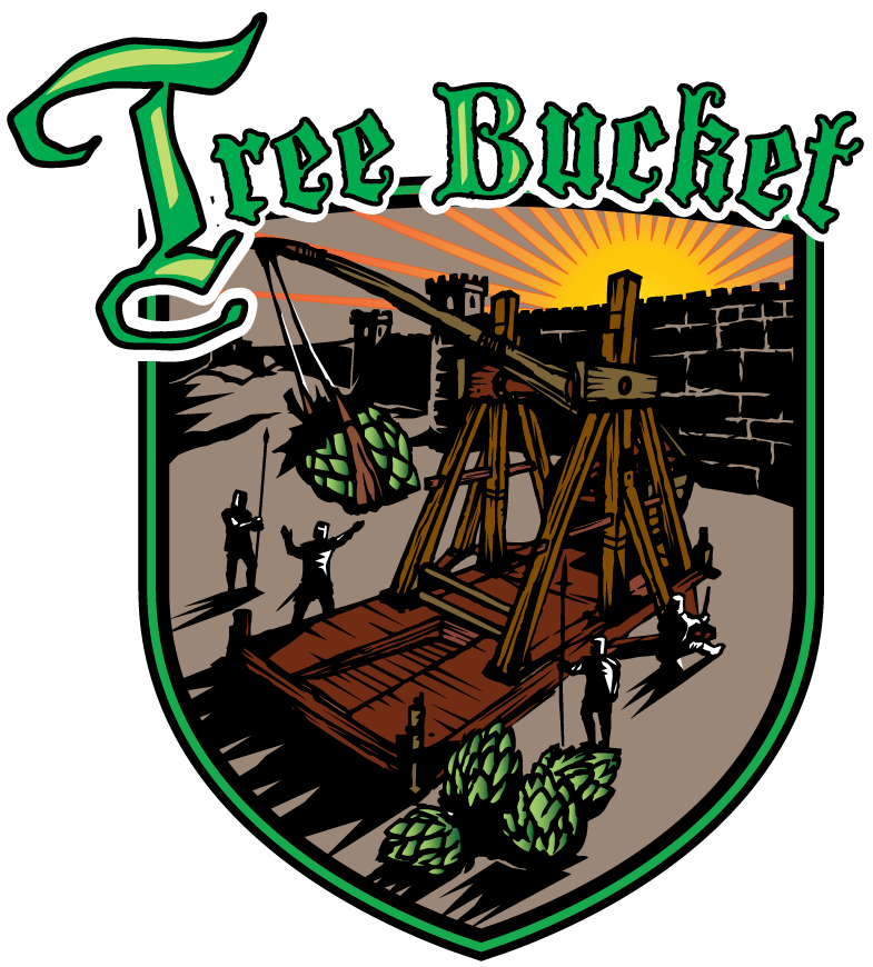 Tree Bucket Logo Clipart (865x878), Png Download