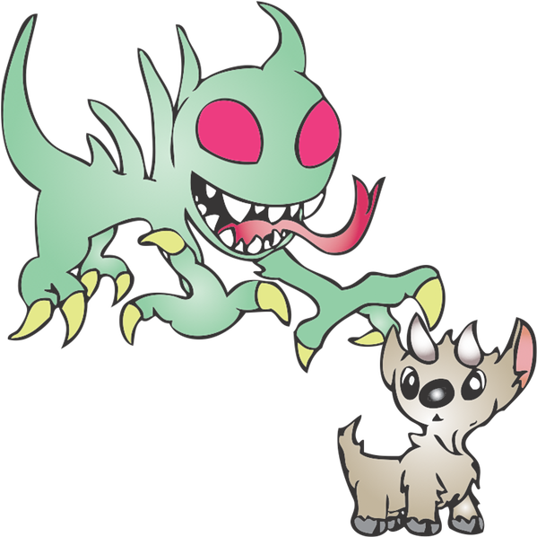 Chupacabra Messages Sticker-11 Clipart (618x618), Png Download
