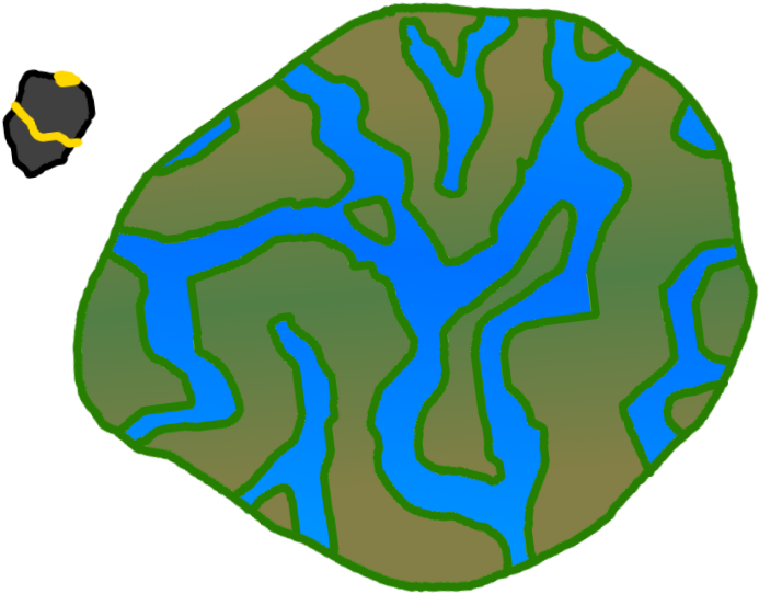 Plant-it Bumbummeron Is A Relatively Small Planet Next Clipart (800x600), Png Download