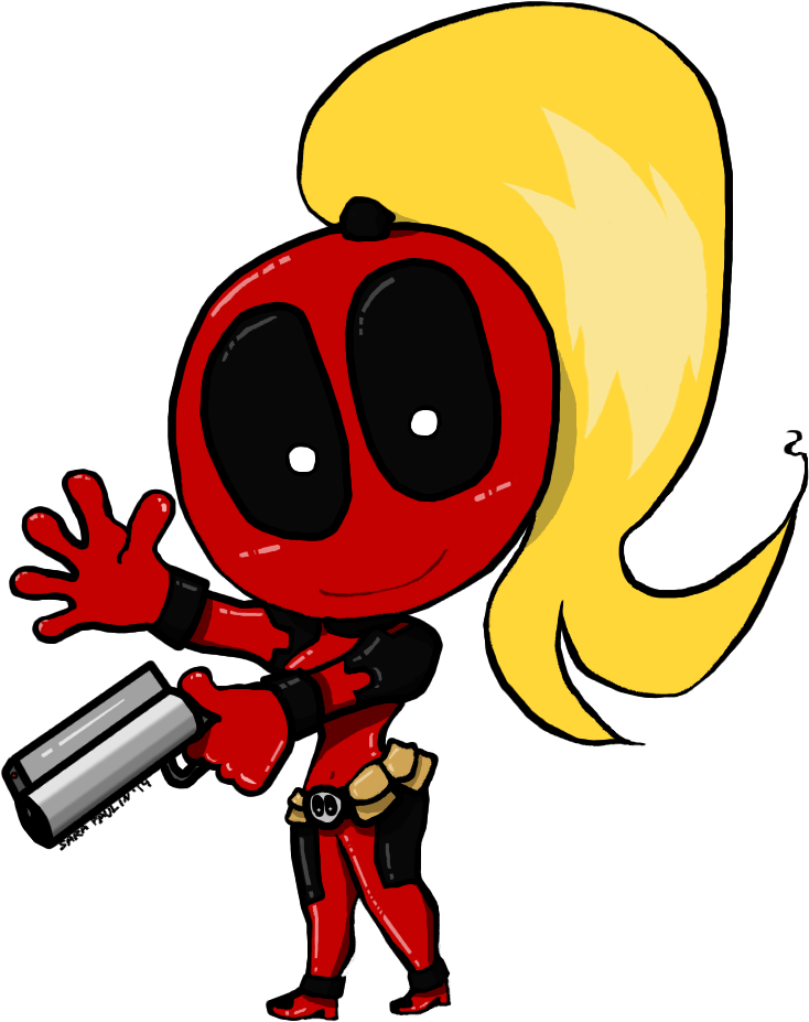 Lady Deadpool Is So Relevant Right Now Clipart (944x1018), Png Download