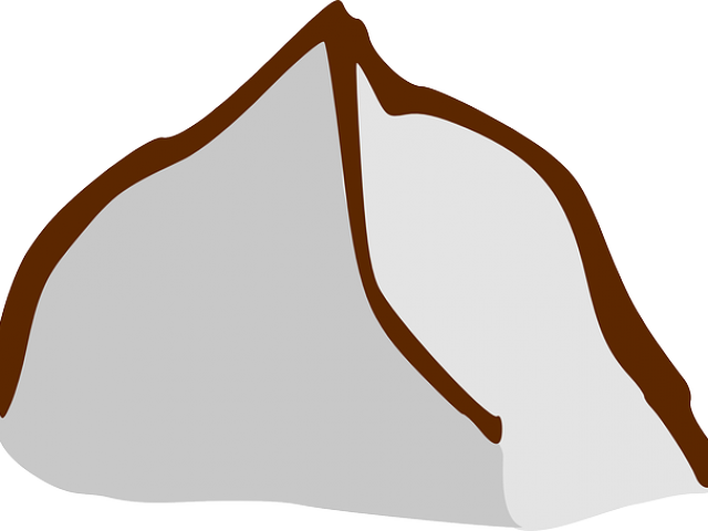 Brown Mountain Clipart - Png Download (640x480), Png Download