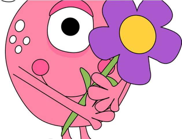 Monster Clipart Flower - Png Download (640x480), Png Download