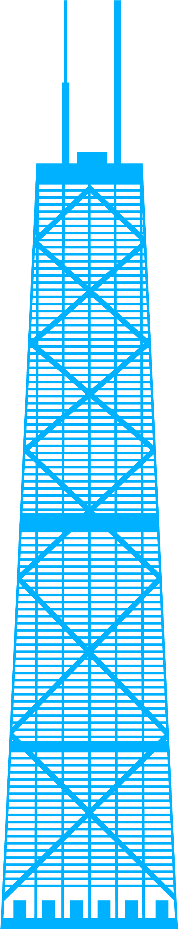 As The Birthplace Of The Skyscraper, Chicago's Love Clipart (2817x3067), Png Download