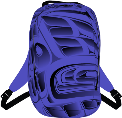 Seamonster Back Pack Clipart (590x590), Png Download