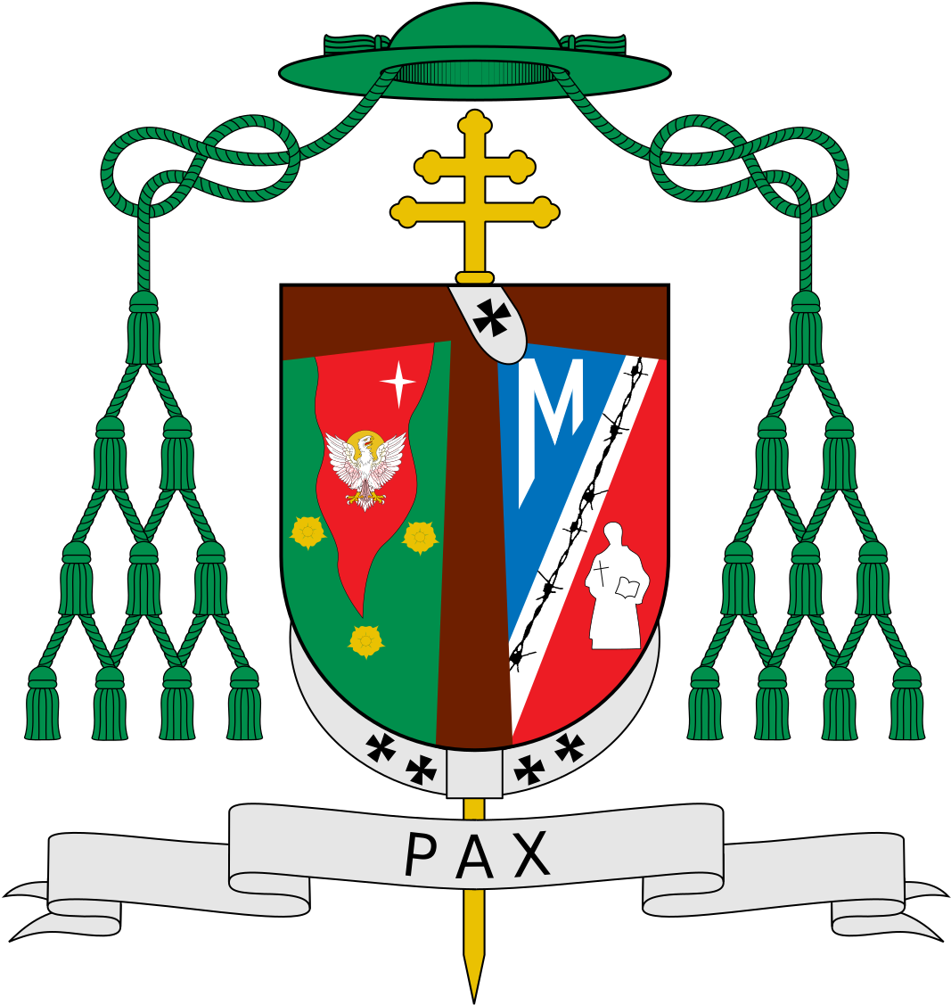 Coat Of Arms Archbishop Socrates Villegas Clipart (1150x1216), Png Download