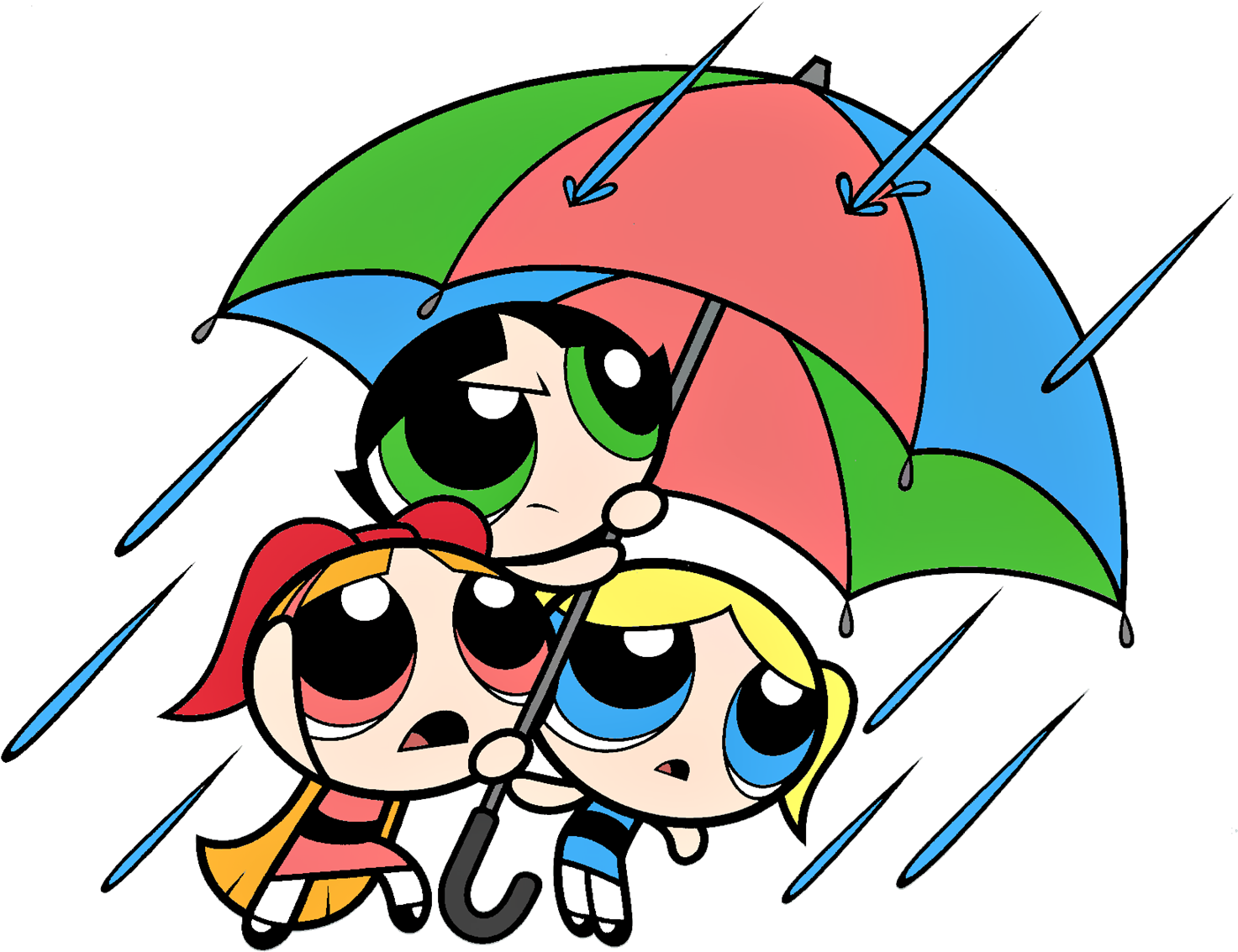 As Meninas Super Poderosas Jackie Chan, Powerpuff Girls, Clipart (1500x1171), Png Download