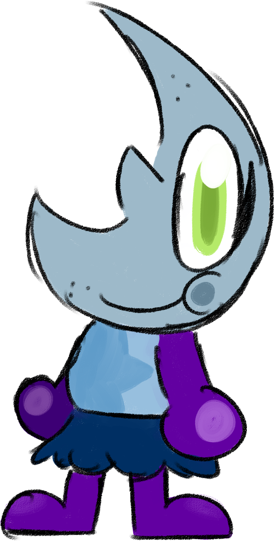 Luna Clipart (1073x1786), Png Download