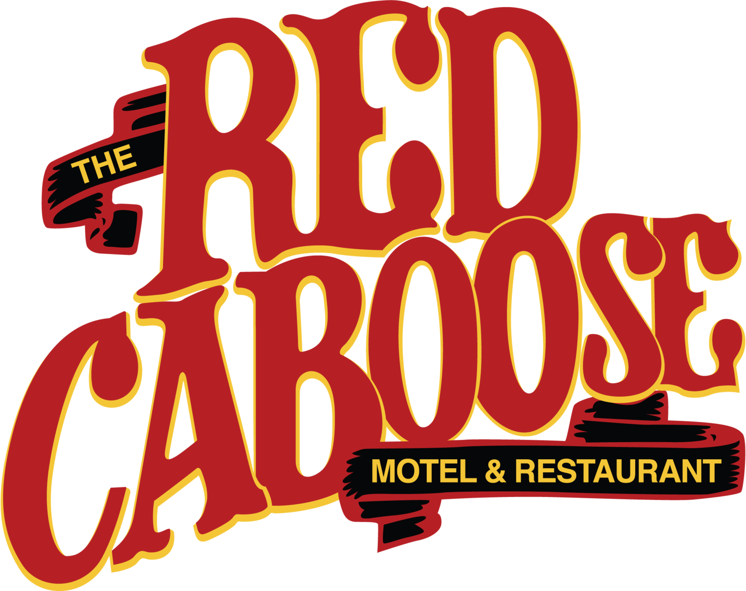 Red Caboose Motel Clipart (1500x1188), Png Download