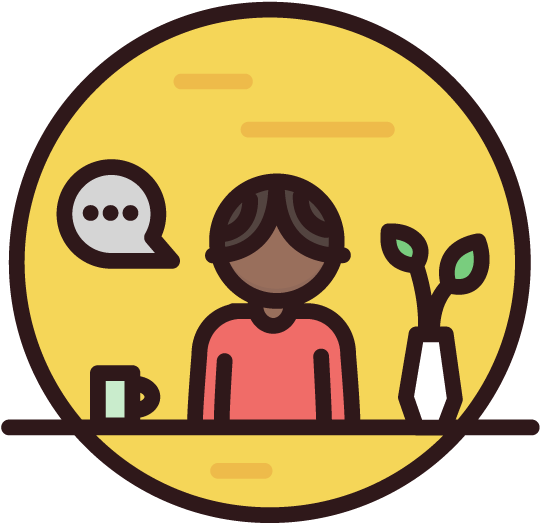 Social Anxiety Therapist Clipart (600x600), Png Download