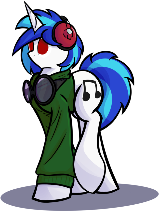 Abaddon41, Clothes, Dj Pon-3, Headphones, Hoodie, Safe, Clipart (1024x1024), Png Download