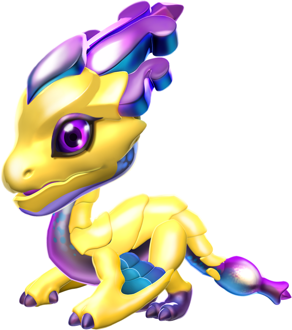 Elixir Dragon Baby Clipart (983x1111), Png Download