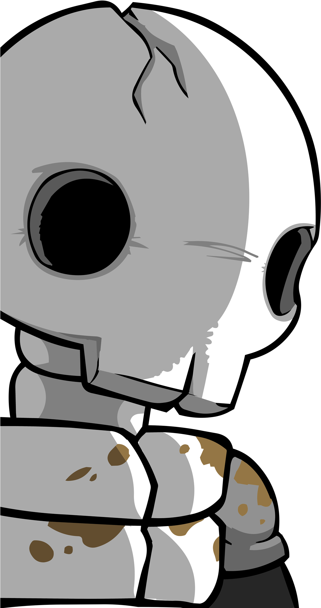 Skeleton Clipart (1228x2745), Png Download