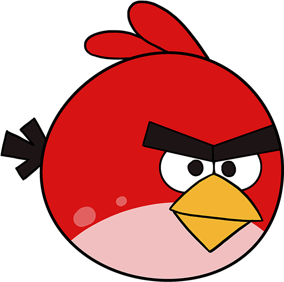 How To Draw Angry Birds Clipart (680x678), Png Download