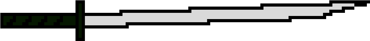 Simple Katana Clipart (1340x290), Png Download