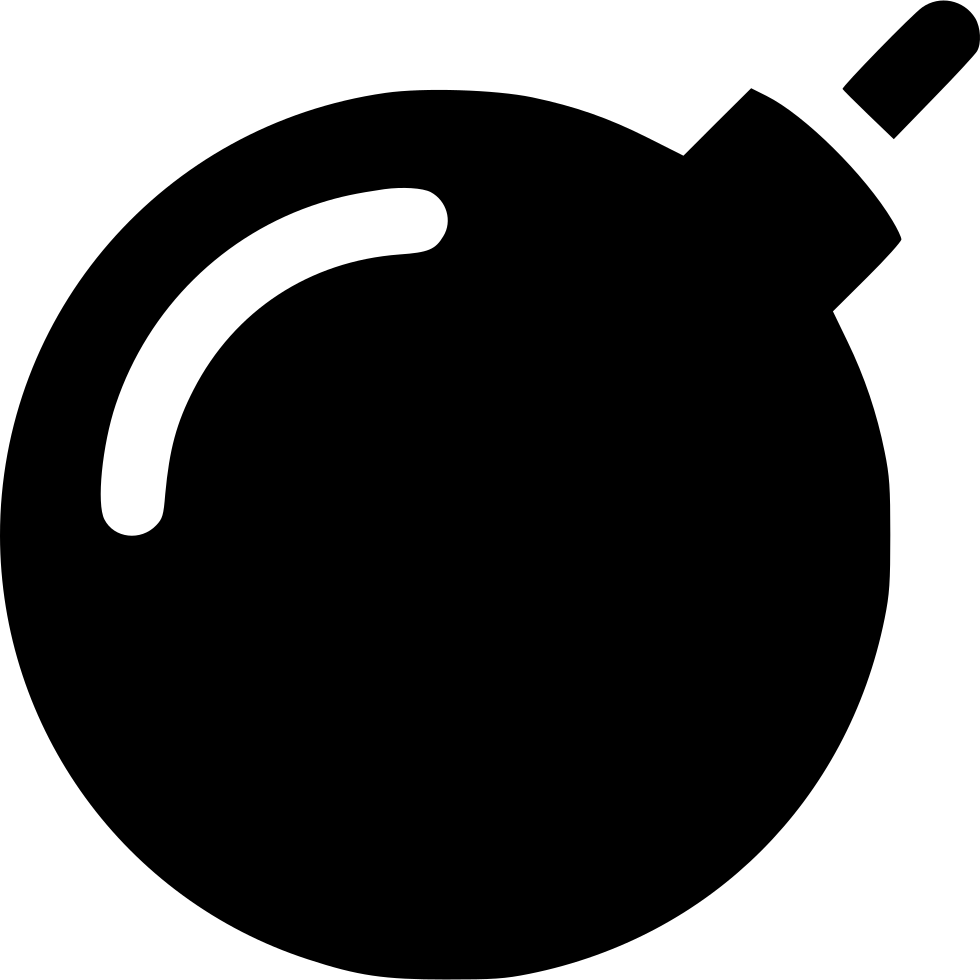 Bomb Simple Comments Clipart (980x980), Png Download