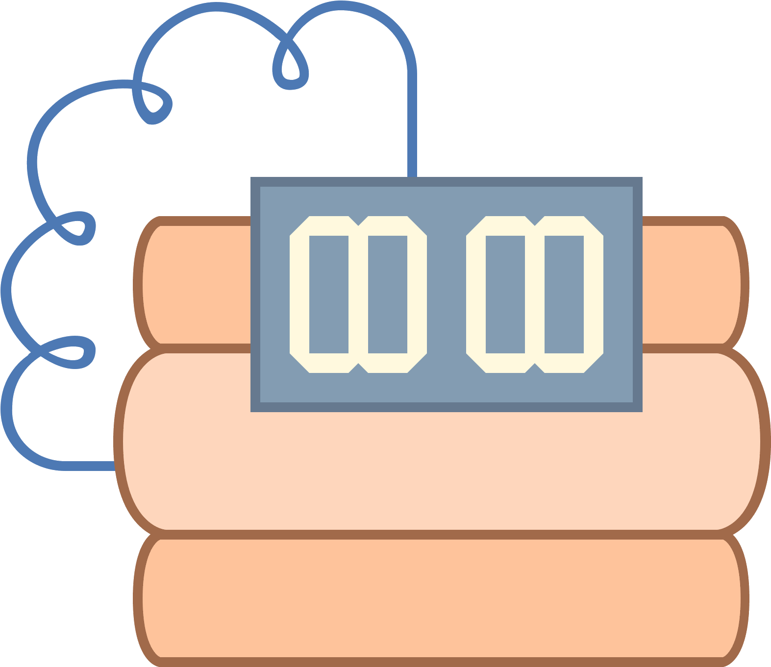 There Is A Bomb Clipart (1600x1600), Png Download