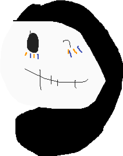 Poorly Drawn Calavera Clipart (1000x1000), Png Download