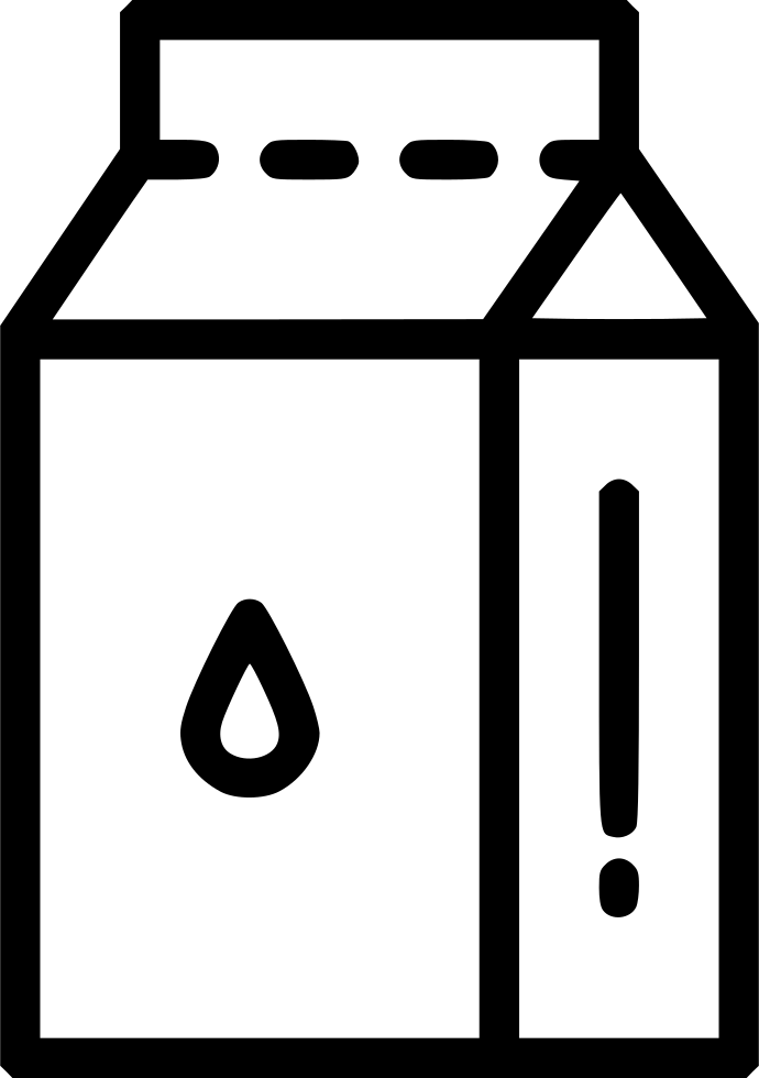 Milk Tetrapack Packaged Beverage Clipart (690x980), Png Download