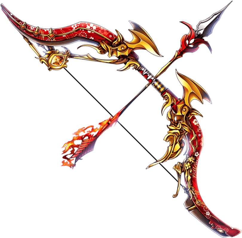 Scarlet Flame Sakura Bow Clipart (1440x960), Png Download