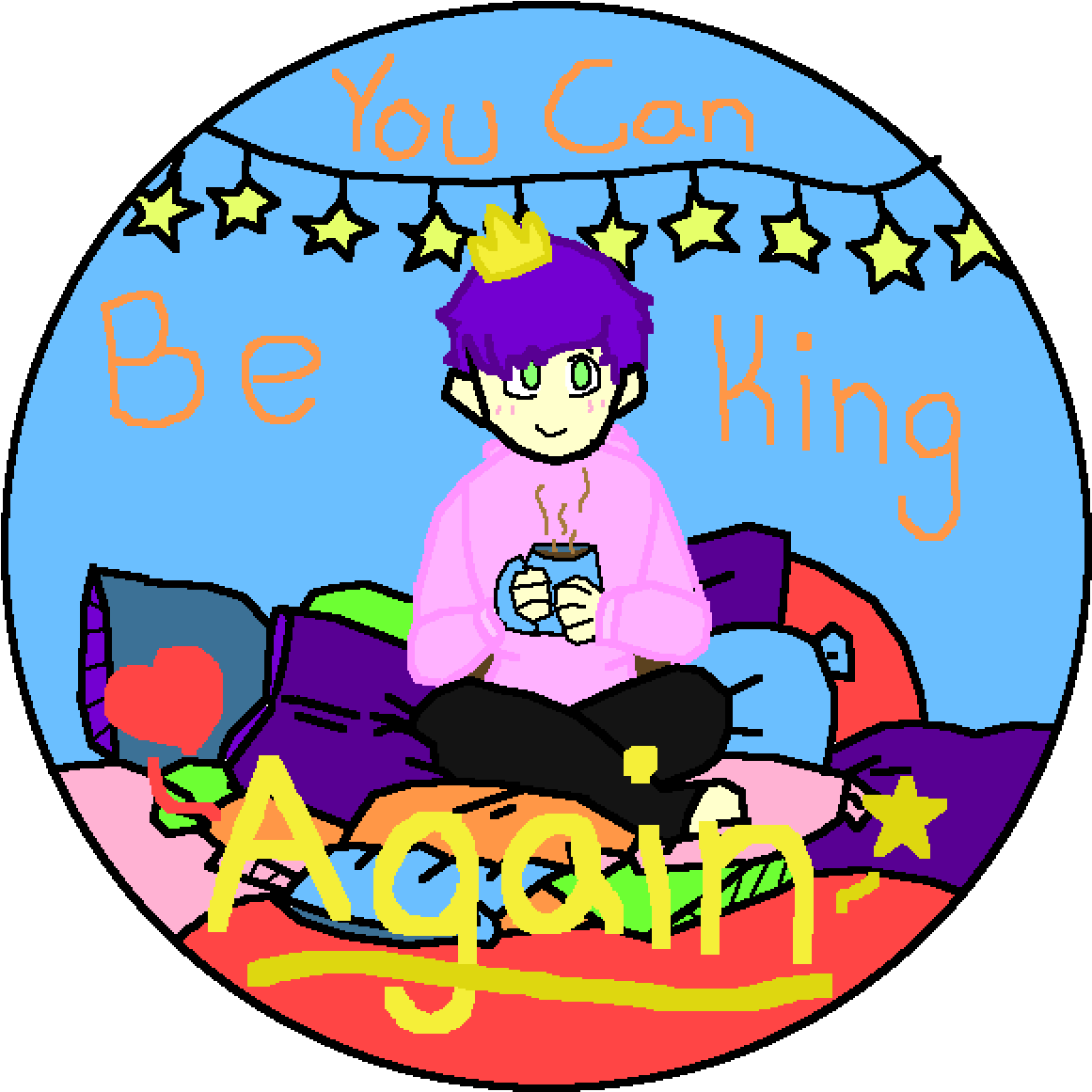 You Can Be King Again Clipart (1200x1200), Png Download