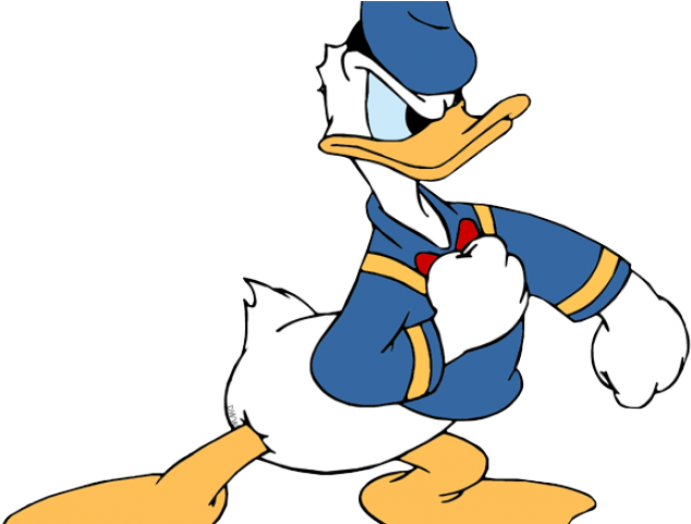 Donald Duck Clipart Upset - Png Download (640x480), Png Download