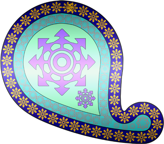 A Paisley For Anmal Clipart (600x600), Png Download