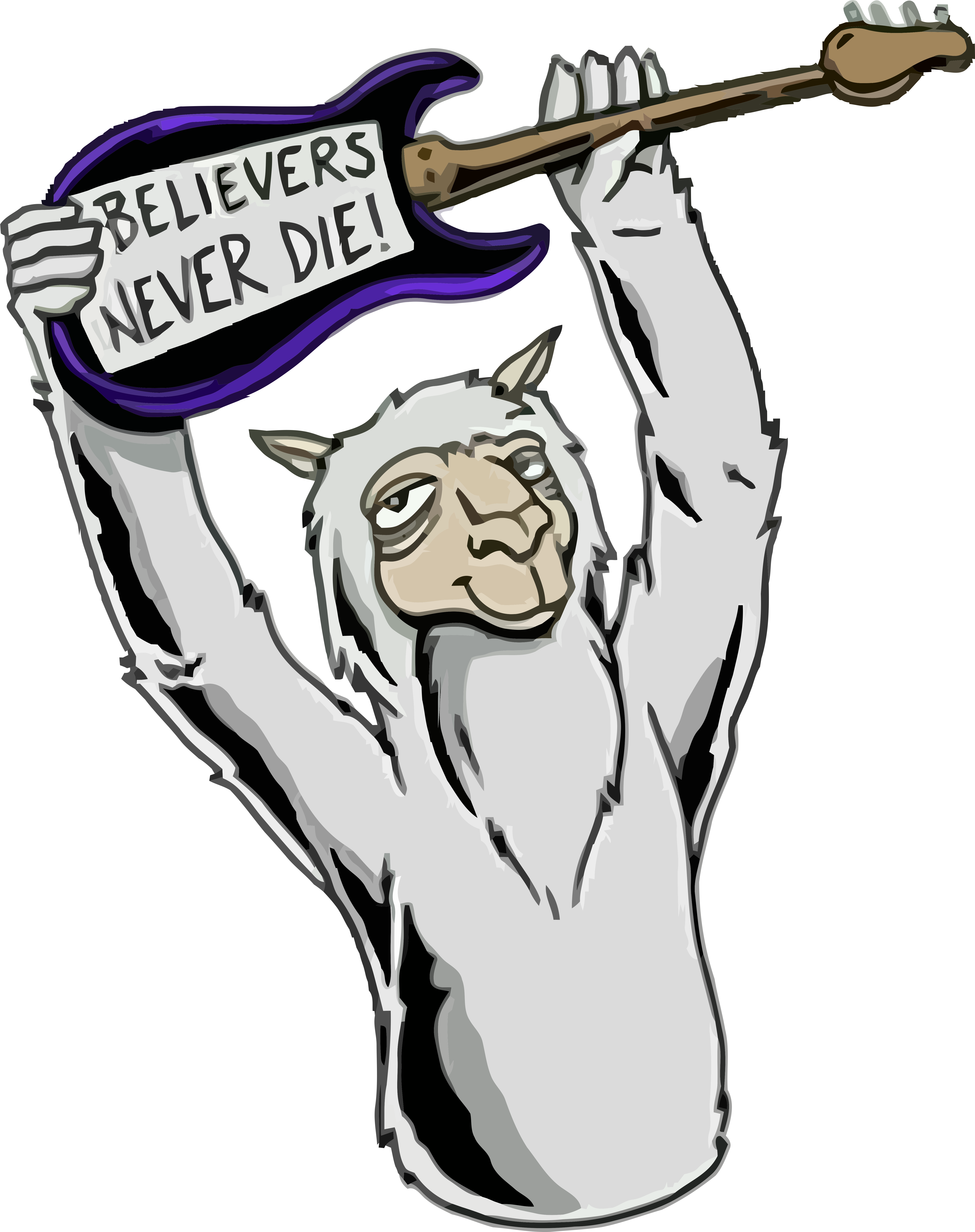 Believers Never Die Clipart (6000x8000), Png Download