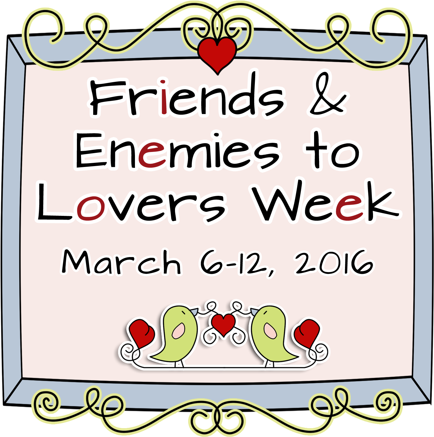Friends & Enemies To Lovers Week Giveaway Preview Clipart (1500x1500), Png Download