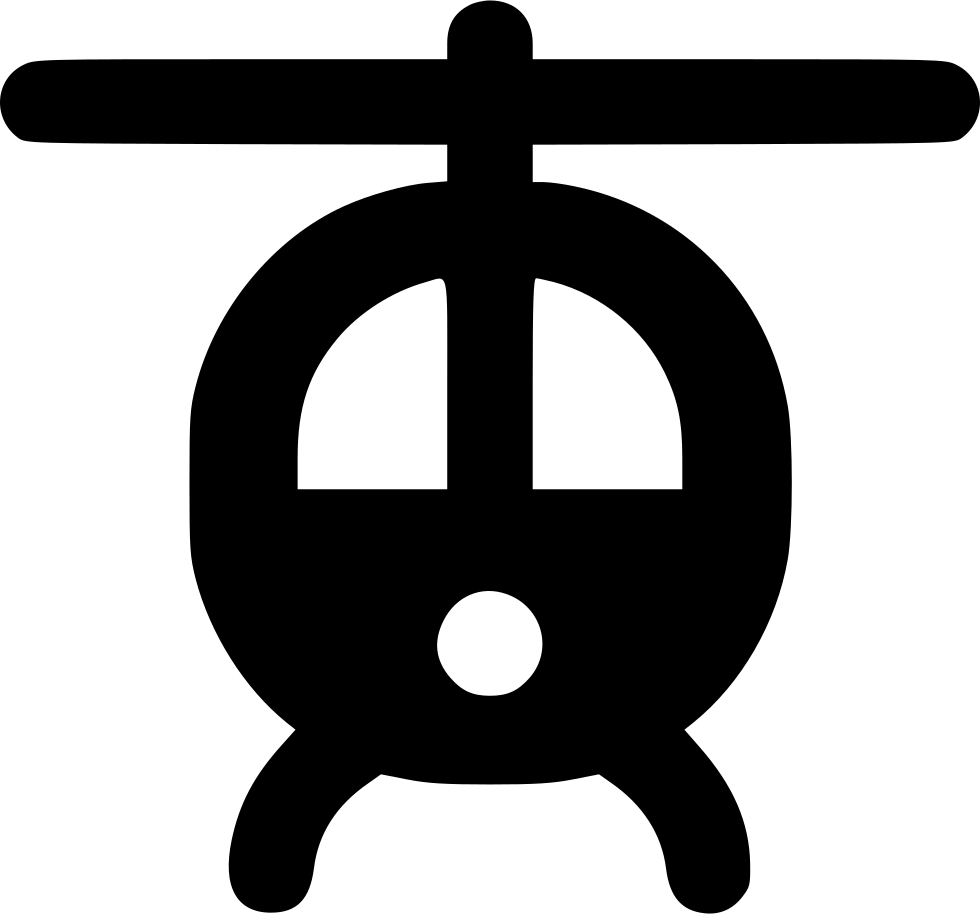 Helicopter Front Comments Clipart (980x914), Png Download