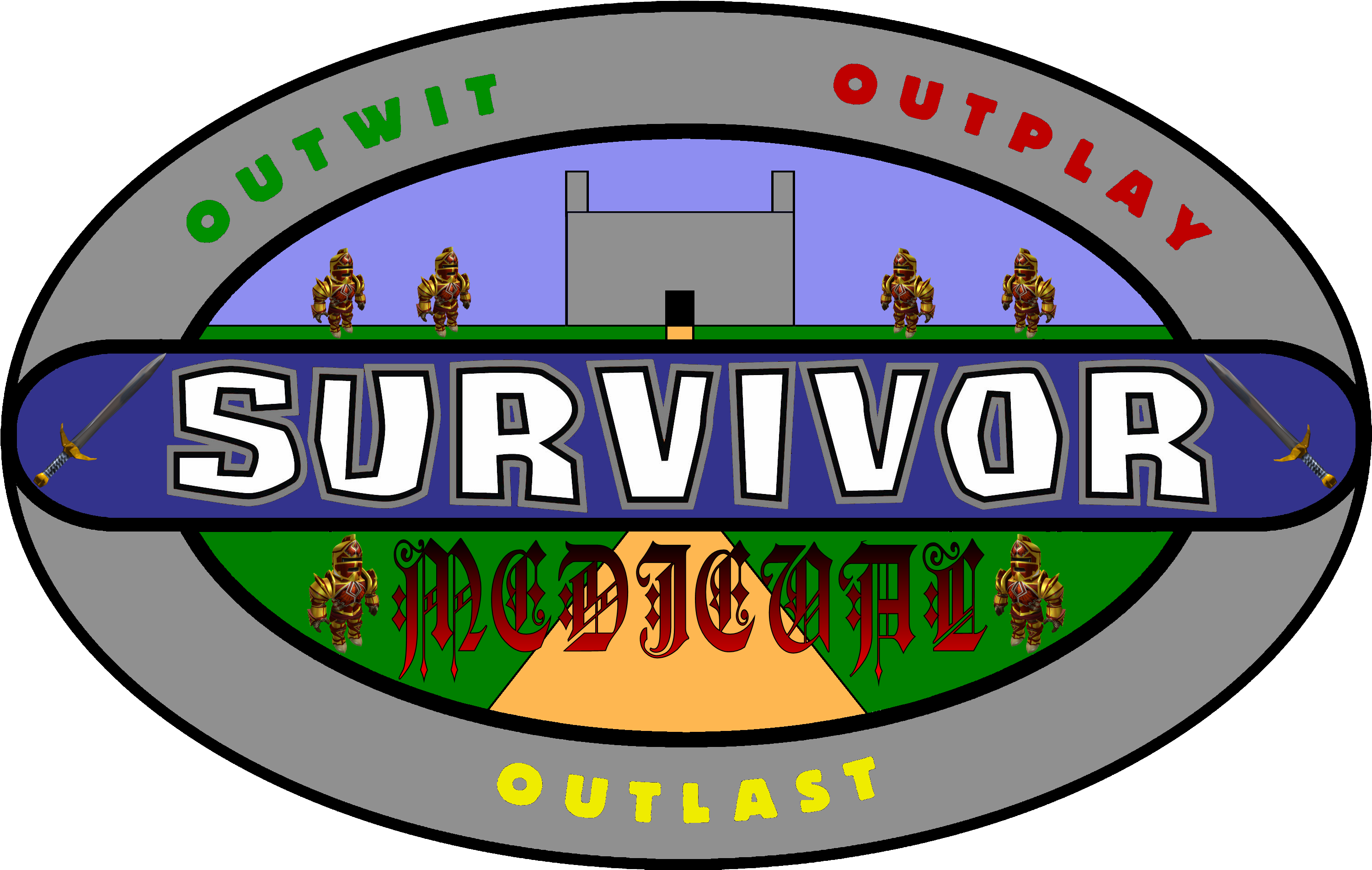 Medieval Logo Clipart (3000x1920), Png Download