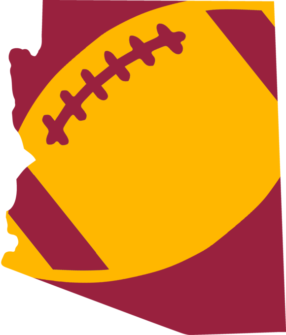 Arizona Football Design Clipart (580x680), Png Download