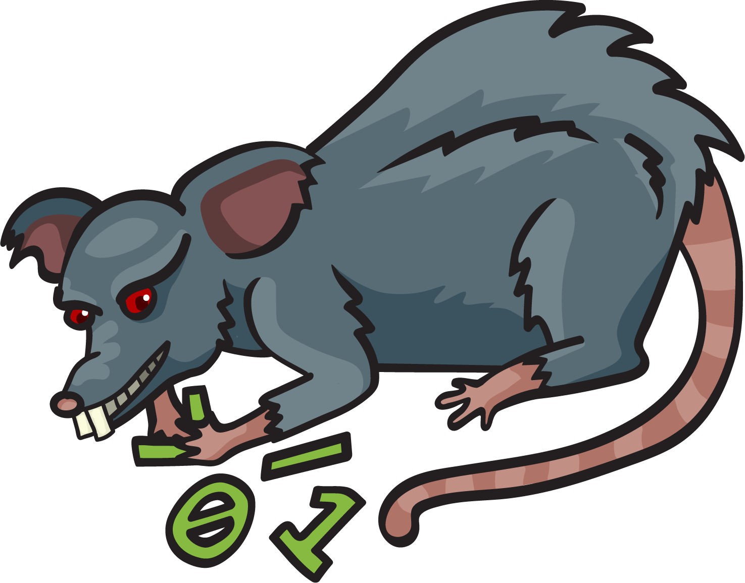 Cannibalrat Targets Brazil Clipart (1475x1155), Png Download