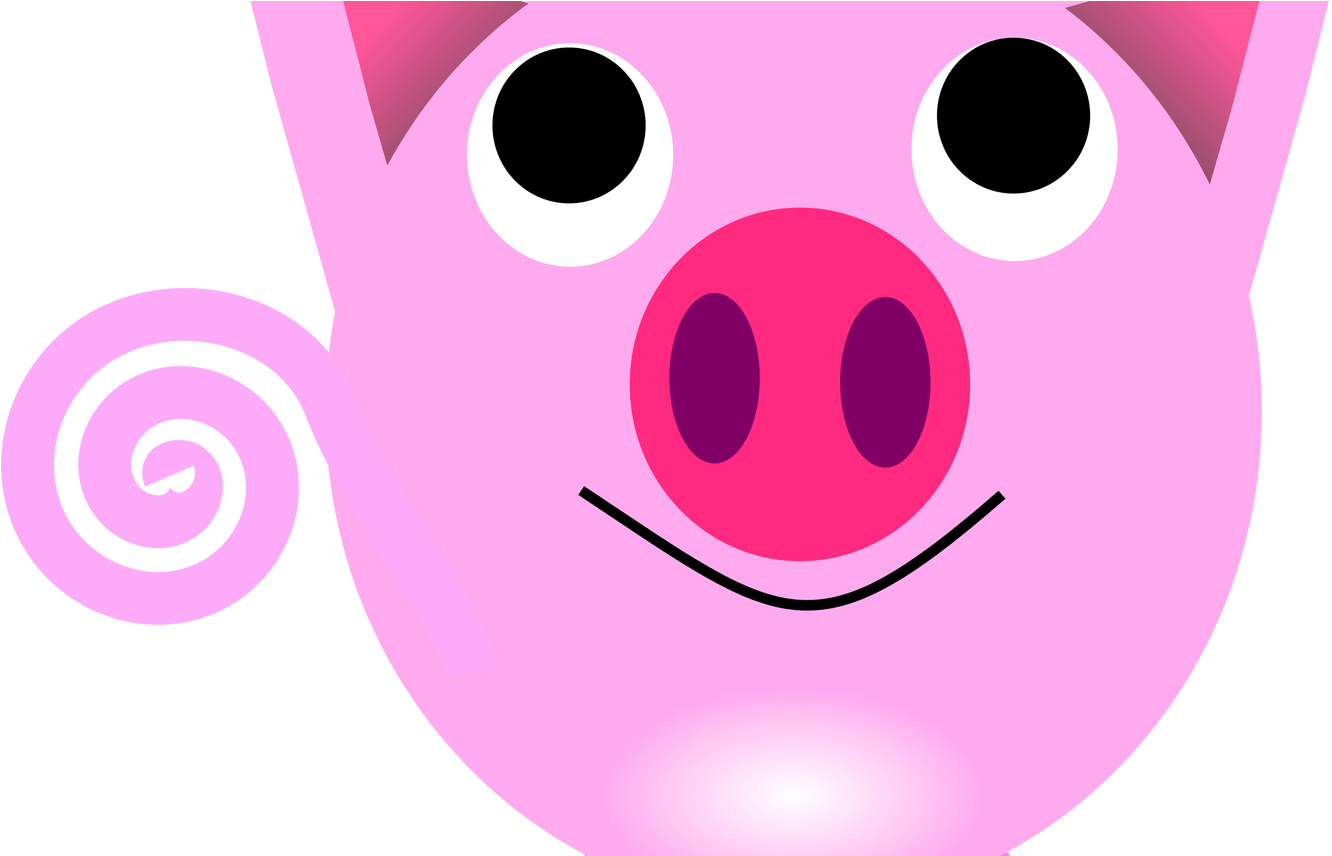 Clipart Chinese Zodiac Pig - Png Download (1368x855), Png Download