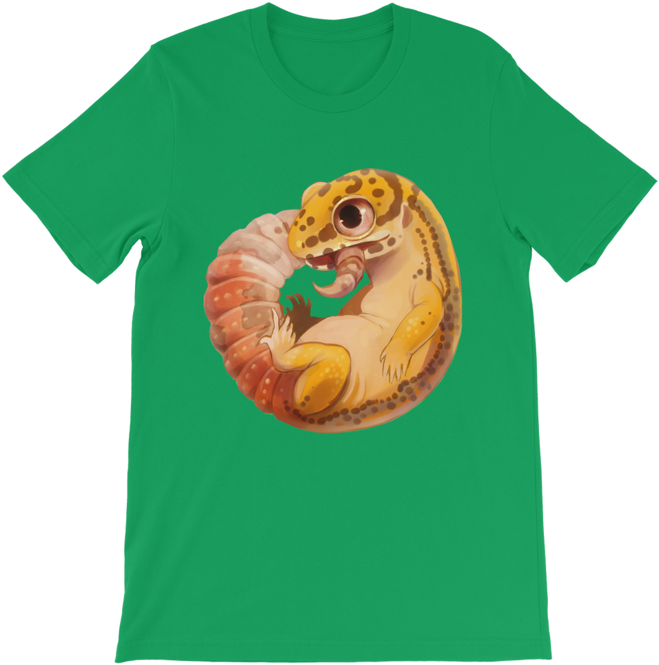 Bt Biting Tail Leopard Kids T Shirt Clipart (1024x1024), Png Download