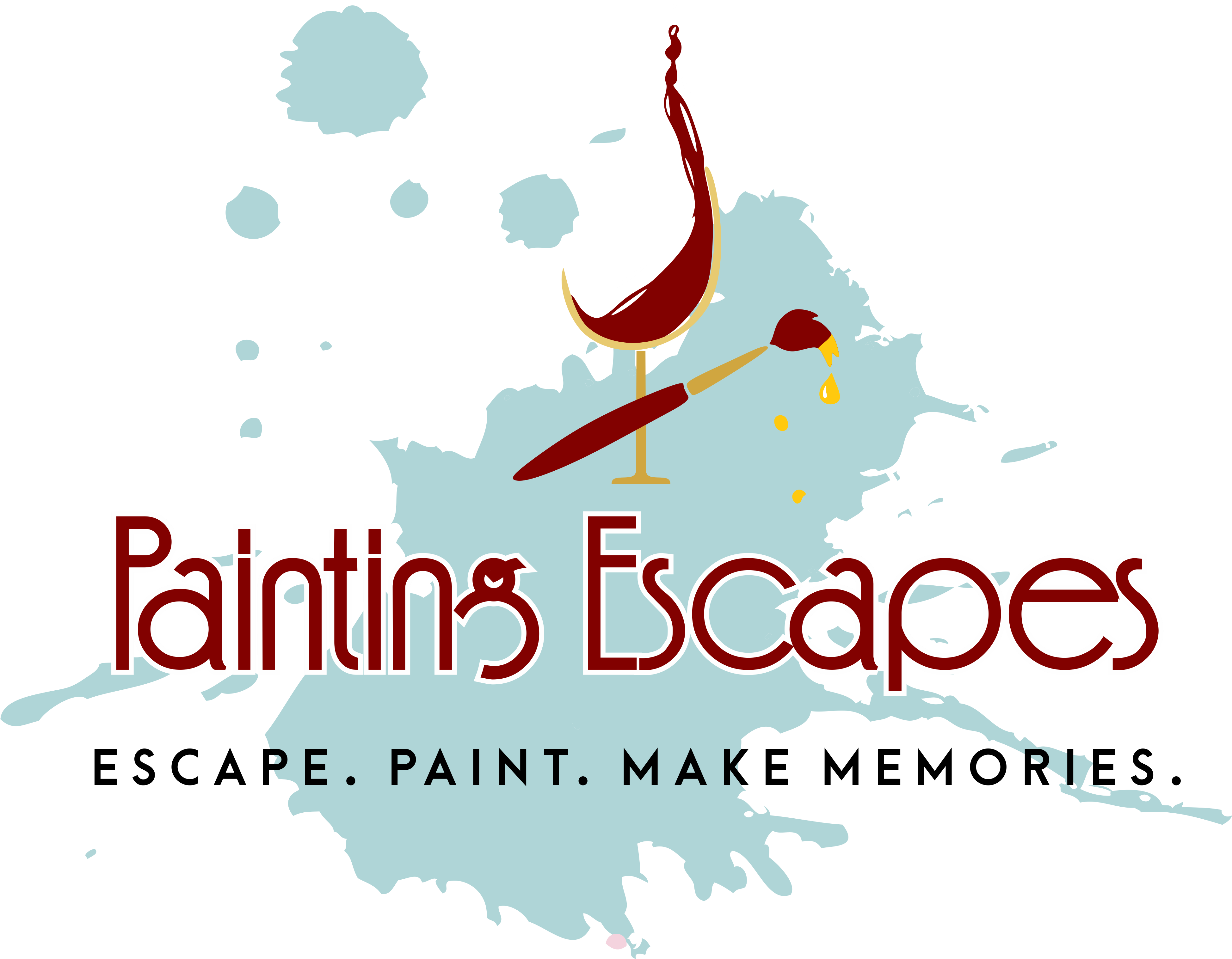 Painting Escapes Clipart (3932x3065), Png Download