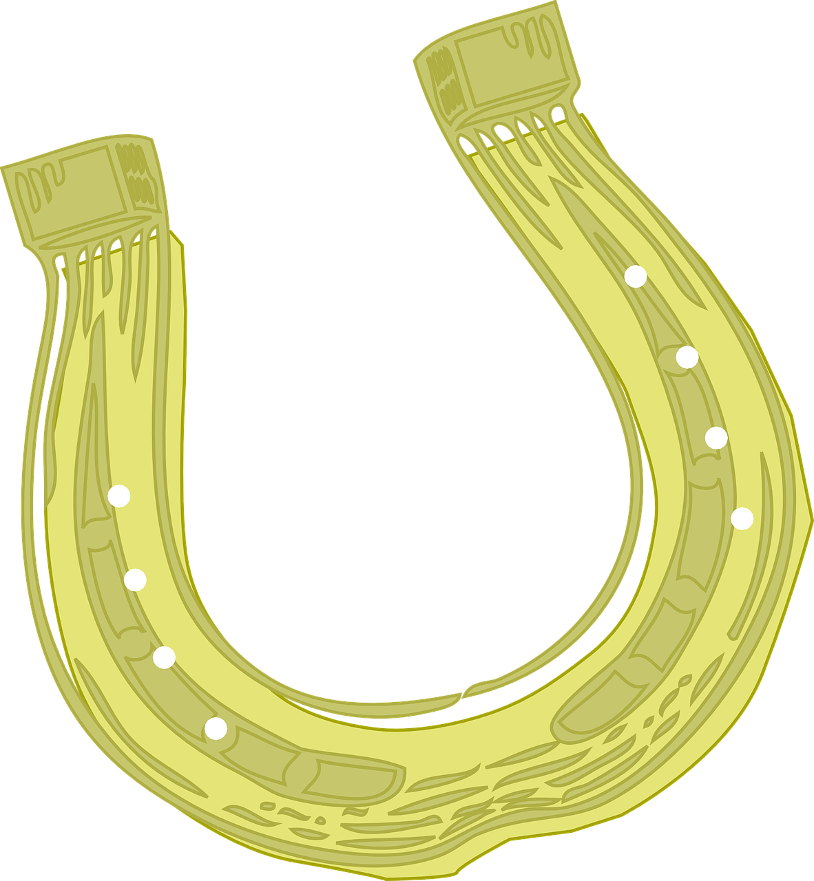 Horseshoe Flower Clip Art - Png Download (1182x1280), Png Download