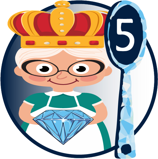 Level 5 Diamond Spoon Clipart (567x567), Png Download