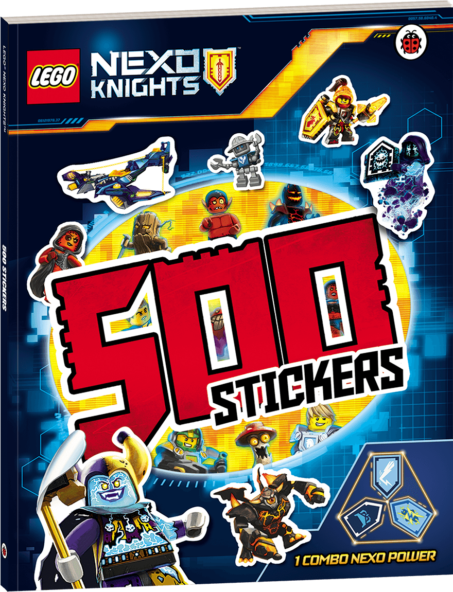 Lego® Nexo Knights™ 500 Stickers Clipart (2232x1257), Png Download