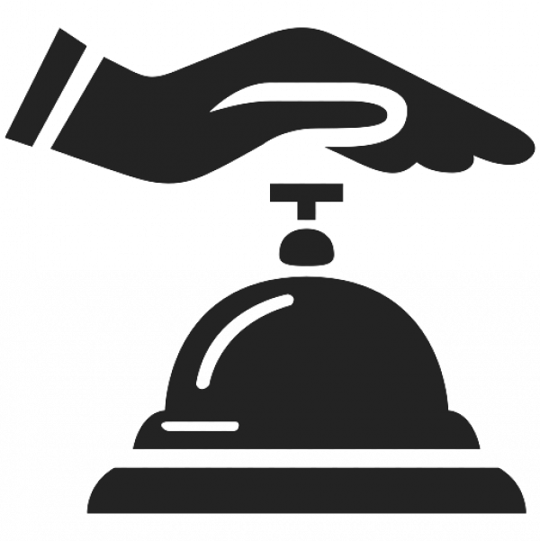 Self Check-in Any Time Clipart (600x601), Png Download