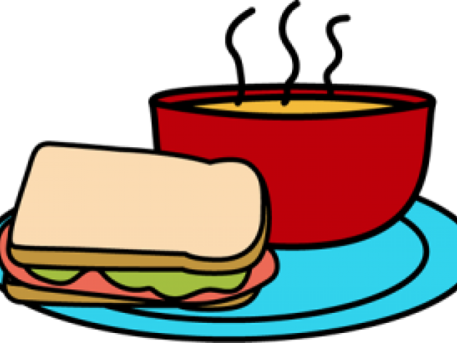 Soup Clipart Sandwich - Png Download (640x480), Png Download