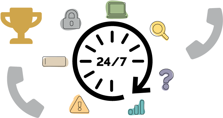 Help Desk Icon Graphic Clipart (810x456), Png Download